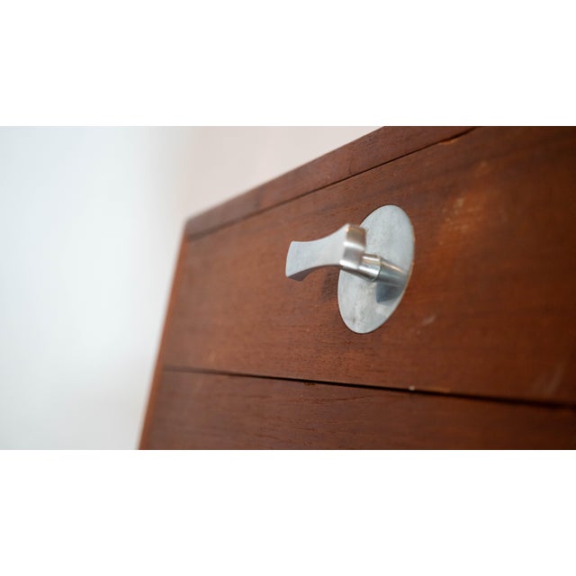 1960s Finn Juhl France and Son Rolling Cabinets - A Pair For Sale - Image 10 of 13