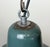 Green Industrial Green Enamel Factory Lamp, 1960s For Sale - Image 8 of 15