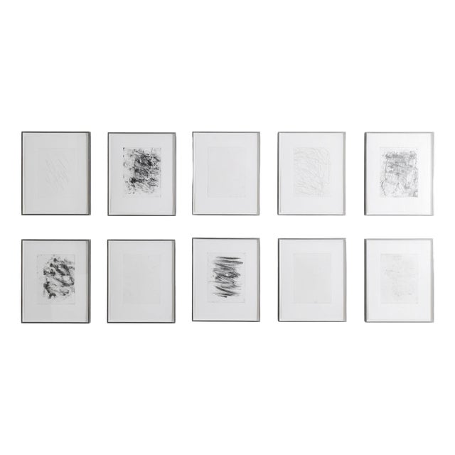 Christopher Wool, Abstract Composition, 2005, Etching, Set of 10 For Sale
