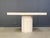Vintage Travertine and Brass Console Table attributed to Roche Bobois, 1970s For Sale - Image 11 of 11