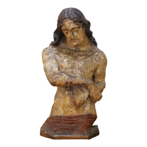 Late 18th Century Italian Polychromed and Painted Papier-Mâché Figure of Christ