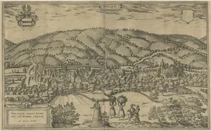 Braun & Hogenberg, Büdingenin, 1617, Paper