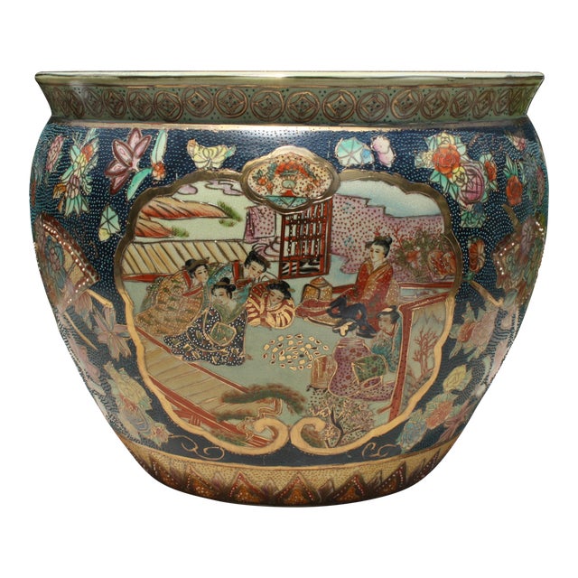 Chinese Fish Bowl Planter | Chairish