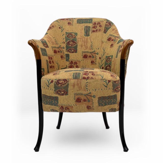 Brown Italian Progetti Chairs from Giorgetti, 1980s, Set of 2 For Sale - Image 8 of 10