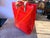 2002 Louis Vuitton Red Vernis Patent Leather Reade Tote Bag by Robert Wilson For Sale - Image 9 of 17