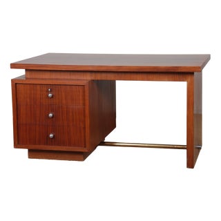 Modern Wooden Desk, 1940s For Sale