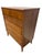 1960s Mid-Century Modern Walnut 5-Drawer High Chest For Sale - Image 5 of 7