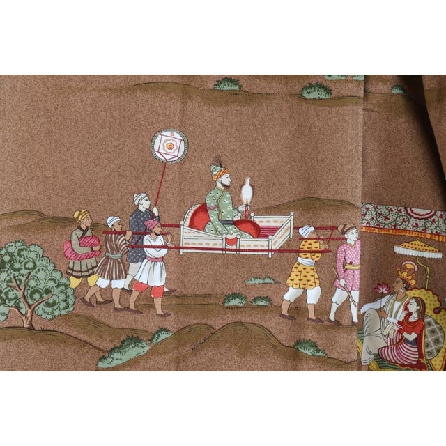 Mid 20th Century Vintage Drapery Curtain Panels- Group of Four For Sale - Image 5 of 10