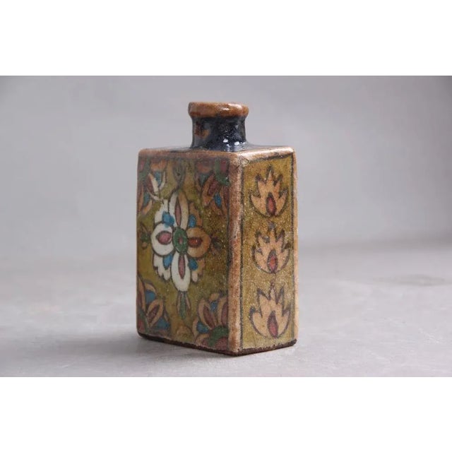 Middle Eastern Ceramic Bottle, 1900s For Sale - Image 5 of 6