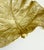 Gold 1940s Large Metal Leaf Bowl by Virginia Metalcrafters For Sale - Image 8 of 11
