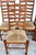 Vintage Ladder Back Rush Seat Dining Chairs Set of 8 For Sale - Image 9 of 18