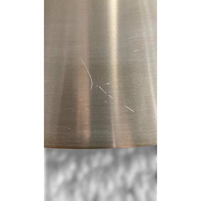 Vintage Danish P376 Pendant Lamp by Jørgen Kastholm & Preben Fabricius for Nordisk Solar, 1960s – Large 28" Brushed Brass Aluminum For Sale - Image 16 of 18