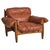 Jacaranda + Leather ‘Sheriff’ Lounge Chair by Sergio Rodrigues, 1957 - 2 Avail For Sale
