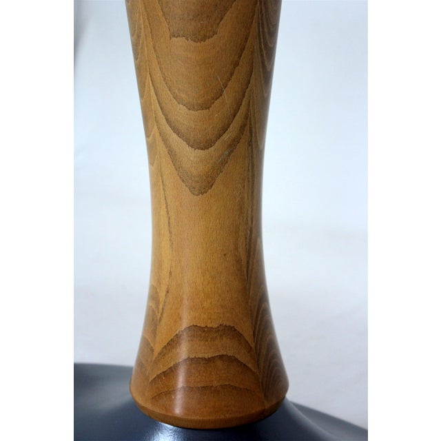 Mid-Century Modern Oval Ash Tulip Coffee Table from Drevotvar Jablonné Nad Orlicí, 1960s For Sale - Image 6 of 13