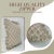 Art Deco Fabdivine Artistic Block Print Frill Pillow Cover Rust 20x20 Inch Thick Linen- Bagru Buti For Sale - Image 3 of 5