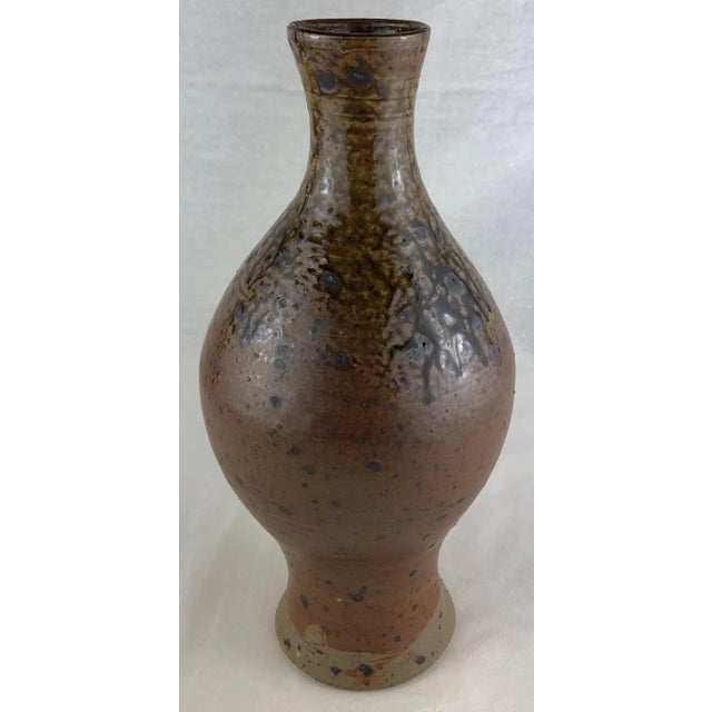 French Mid-Century Ceramic Vase Signed Jgp, Attrib. To Max & Dominique Picard For Sale - Image 4 of 6