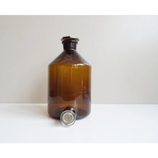 Industrial Vintage Pharmacist Bottle, 1960s For Sale - Image 3 of 11