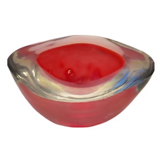 Murano Glass Valet Tray by Flavio Poli for Seguso Vetri d'Arte, 1960s For Sale