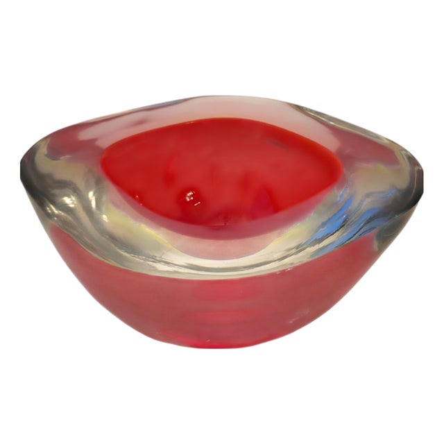 Murano Glass Valet Tray by Flavio Poli for Seguso Vetri d'Arte, 1960s For Sale