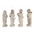 Italian Faïence Pottery Figures of the Four Seasons, Probably Italy, Circa 1900 For Sale - Image 3 of 8