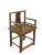 Wood Hand Carved Back Chinese Antique Arm Chairs - Set of 2 For Sale - Image 7 of 12