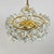 Small Mid-Century Brutalist Chandelier with Crystal Pieces from Palwa, 1970s For Sale - Image 6 of 9