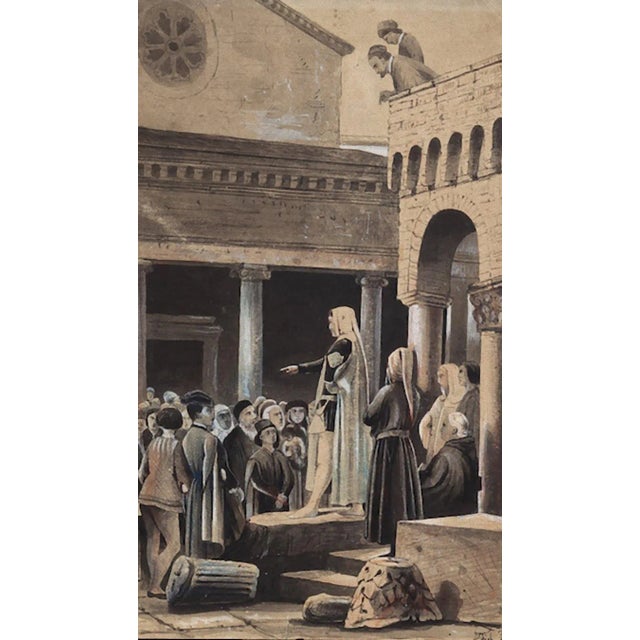 The Speech, Lithograph, 20th Century For Sale