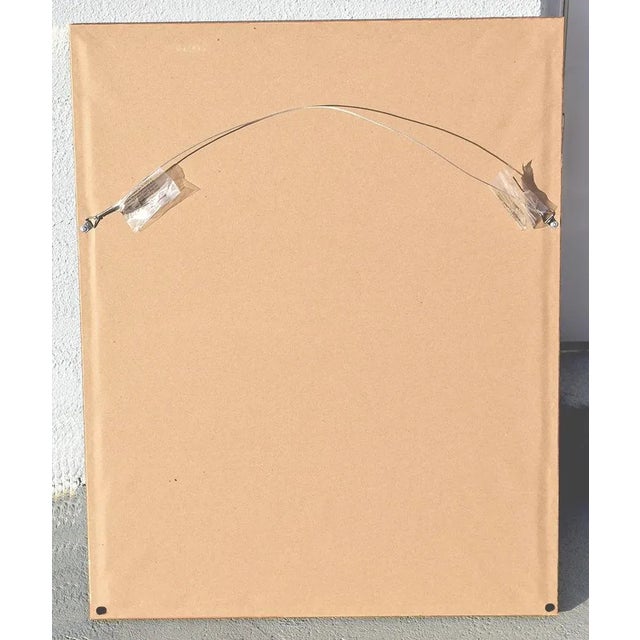 Late 20th Century Original Watercolor Painting of Two Hummingbirds and a Full Moon For Sale - Image 4 of 4