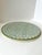 A charming vintage Italian majolica platter featuring an allover raised daisy motif in soft white and butter yellow...