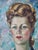 Mid-Century Modern Robert Falcucci Mid-Century 1950s Oil Painting Portrait of a Woman For Sale - Image 3 of 15