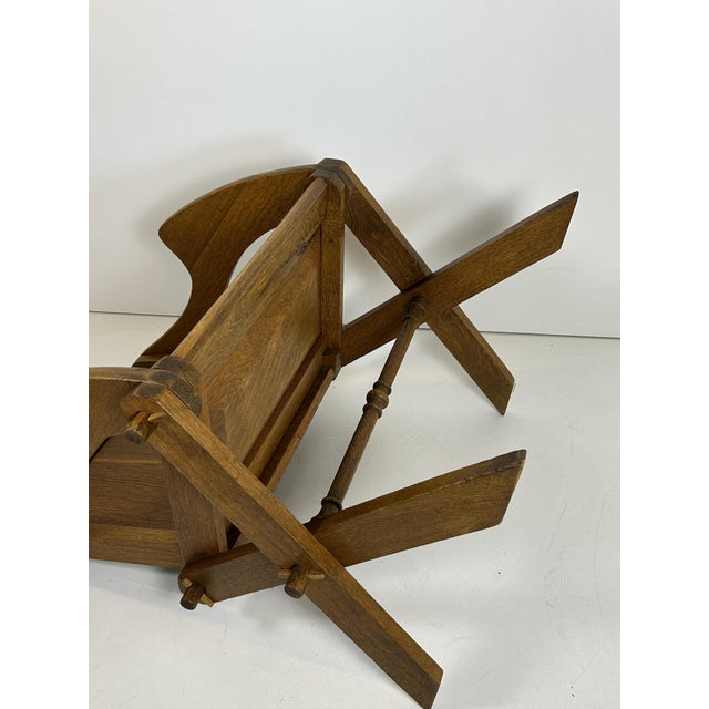 Brown Glastonbury Art & Craft Armchair, England, 1890 For Sale - Image 8 of 10