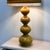 Large German Mustard Ceramic Lamp from Kaiser Leuchten, 1970s For Sale - Image 5 of 13