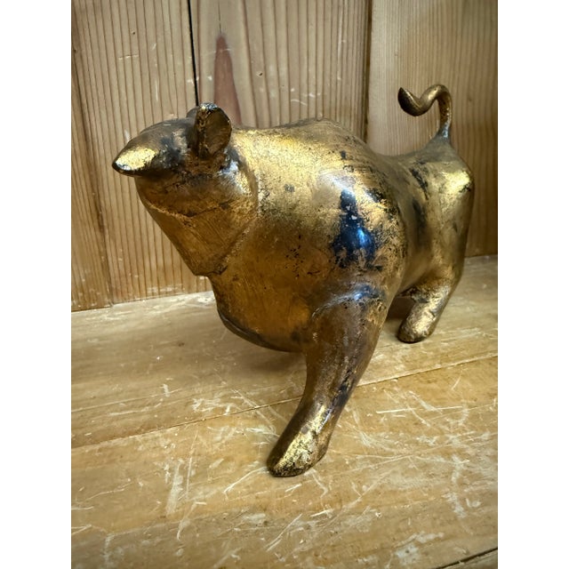 Mid Century Brutalist Bull Sculpture - For Sale - Image 11 of 12