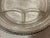 Early 20th Century Large Early 20th Century Sterling Etched Crystal Divided Serving Dish For Sale - Image 5 of 7
