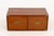 Campaign Modern Teak Two-Door Campaign Style Chest For Sale - Image 3 of 9