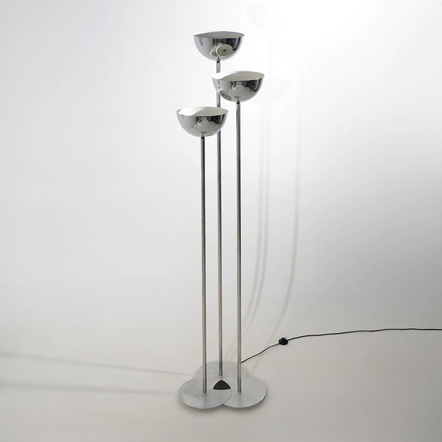 1970s 3-Stem Floor Lamp from Lamperti, 1970s For Sale - Image 5 of 16