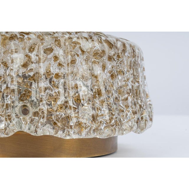 Petite Murano Amber Wall Light attributed to Hillebrand, Germany, 1970s For Sale - Image 14 of 15