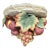 Vintage Ceramic Fitz and Floyd Colorful Fruit Wall Shelf Bracket Sconce For Sale