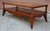 1940s English Regency Style Tooled Leather Inset Mahogany Two-Tier Coffee Table For Sale - Image 11 of 15