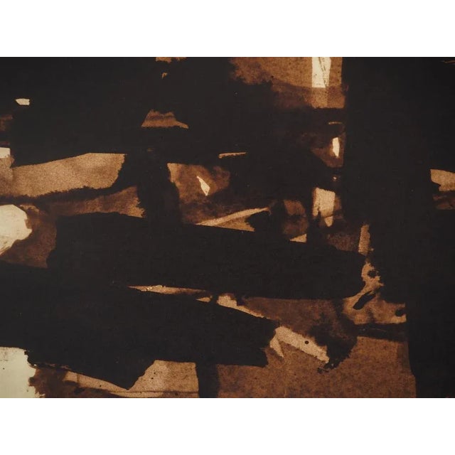 Modern Pierre Soulages, After a Painting II from 1960, Photogravure For Sale - Image 3 of 6