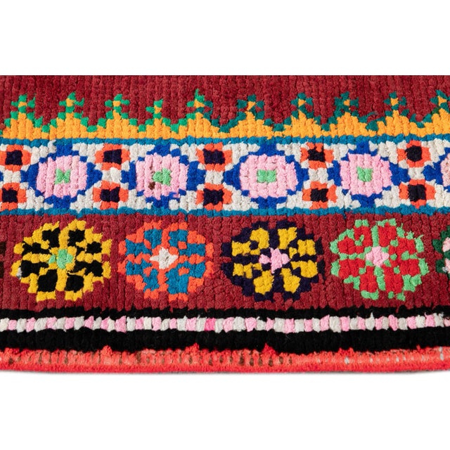 Mid-20th Century Vintage Turkish Anatolian Runner Rug For Sale In New York - Image 6 of 10