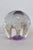 Large Round Art Glass Paper Weight Trumpet Flower Controlled Bubble Design 5160b For Sale - Image 12 of 12
