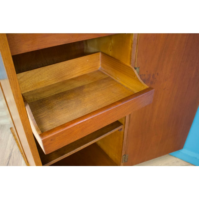 Art Deco British Birdseye Maple Tallboy Compact Wardrobe, 1930s For Sale - Image 12 of 15