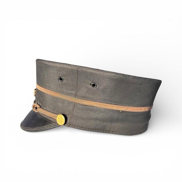 Marshall Fields Antique Marshall Fields Train Conductor Cap For Sale - Image 4 of 9