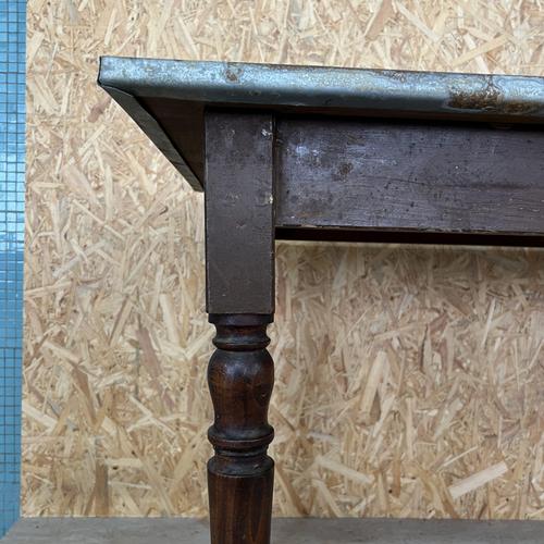 Vintage Rectangular Dining Table, 1950s For Sale - Image 4 of 5