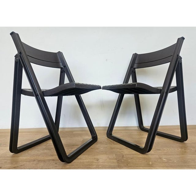 Vintage French Folding Chairs, 1979, Set of 2 For Sale - Image 4 of 14