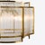 Small Brass Monte Carlo Chandelier from Pure White Lines For Sale - Image 11 of 11