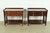 Baker Furniture Company Baker Furniture Historic Charleston Chippendale Carved Mahogany Rolling Buffet Servers, Pair For Sale - Image 4 of 11