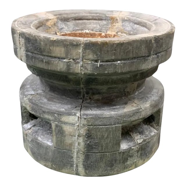 Vintage Indian Seed Extractor Candle Holder For Sale