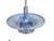 1930s Art Deco Machine Age Spun Aluminum 23" 3 Ring Pendant Light, 5 Available For Sale - Image 10 of 12